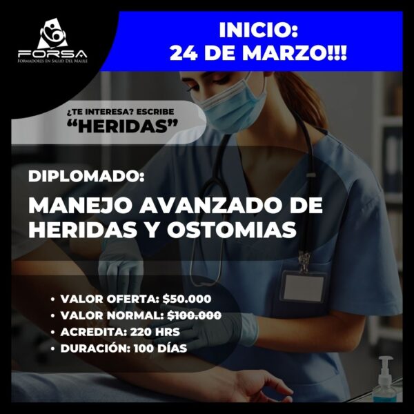 Diplomado manejo avanzado de heridas y ostomias