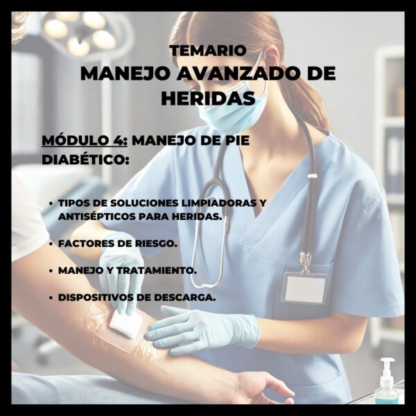 Diplomado manejo avanzado de heridas y ostomias - Imagen 6