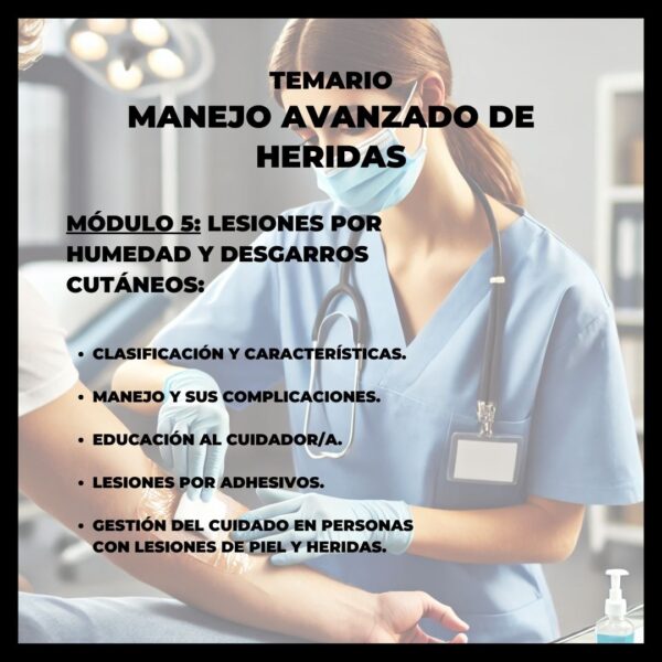 Diplomado manejo avanzado de heridas y ostomias - Imagen 7