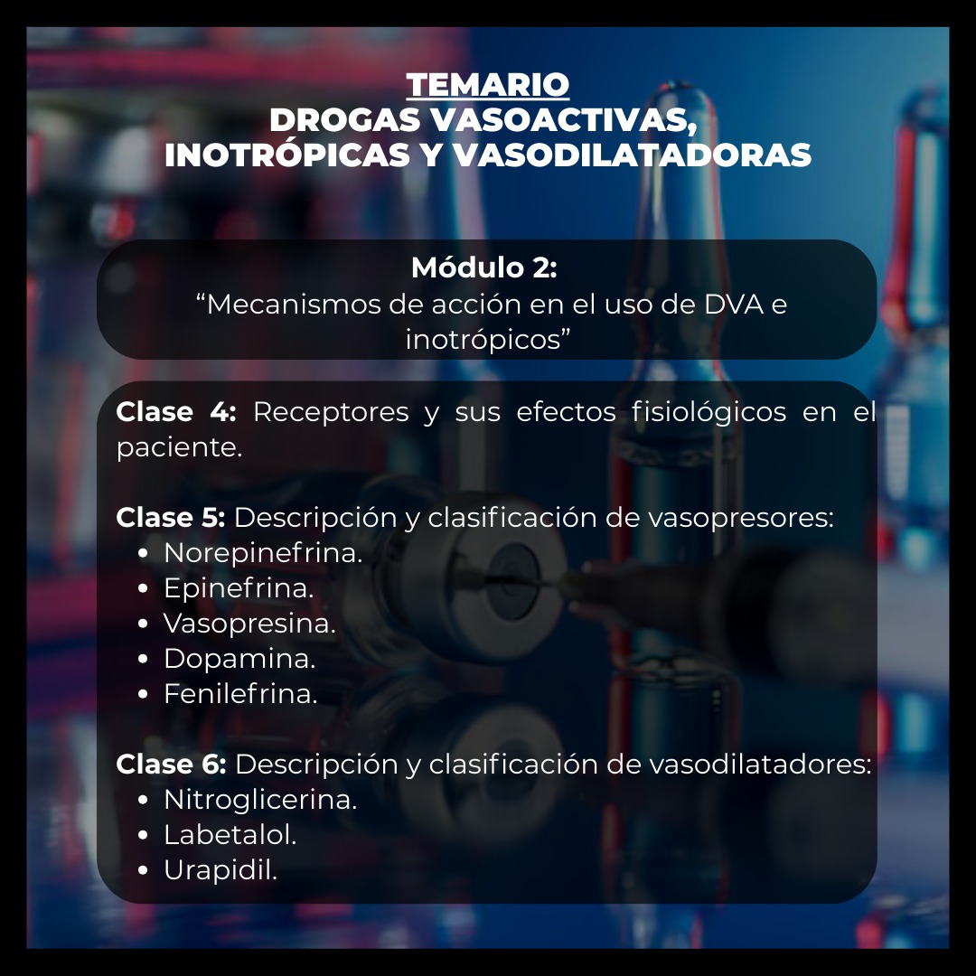 Drogas vasoactivas, inotrópicas y vasodilatadoras - Imagen 3