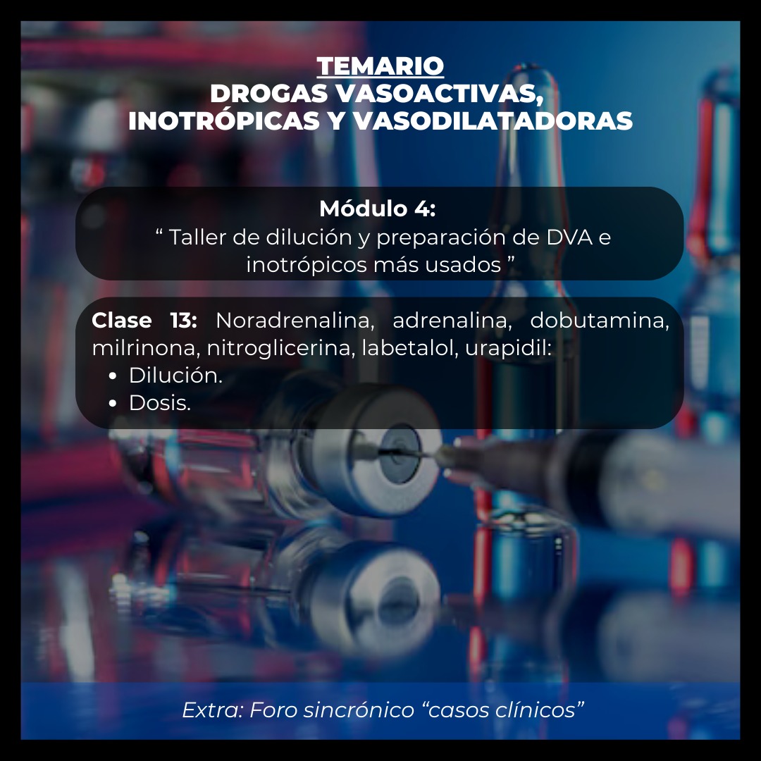 Drogas vasoactivas, inotrópicas y vasodilatadoras - Imagen 6