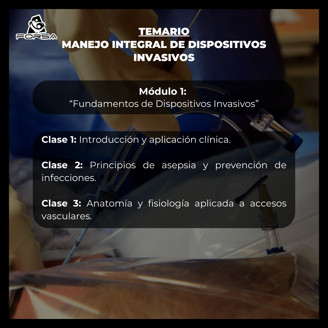 Manejo integral de dispositivos invasivos: técnica y aplicación clínica - Imagen 2
