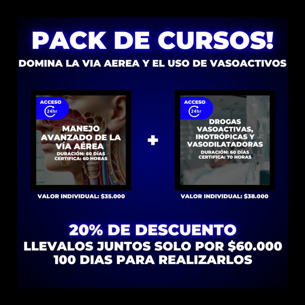 Pack Vía Aérea + Drogas Vasoactivas