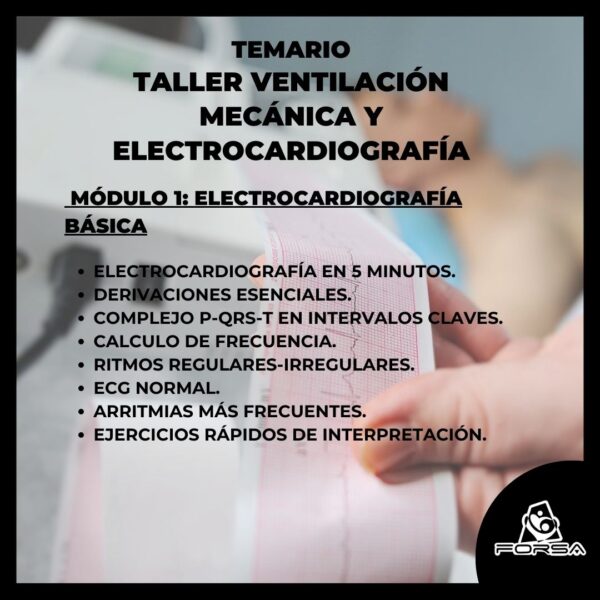 Taller: Ventilación Mecánica y Electrocardiografía - Imagen 3