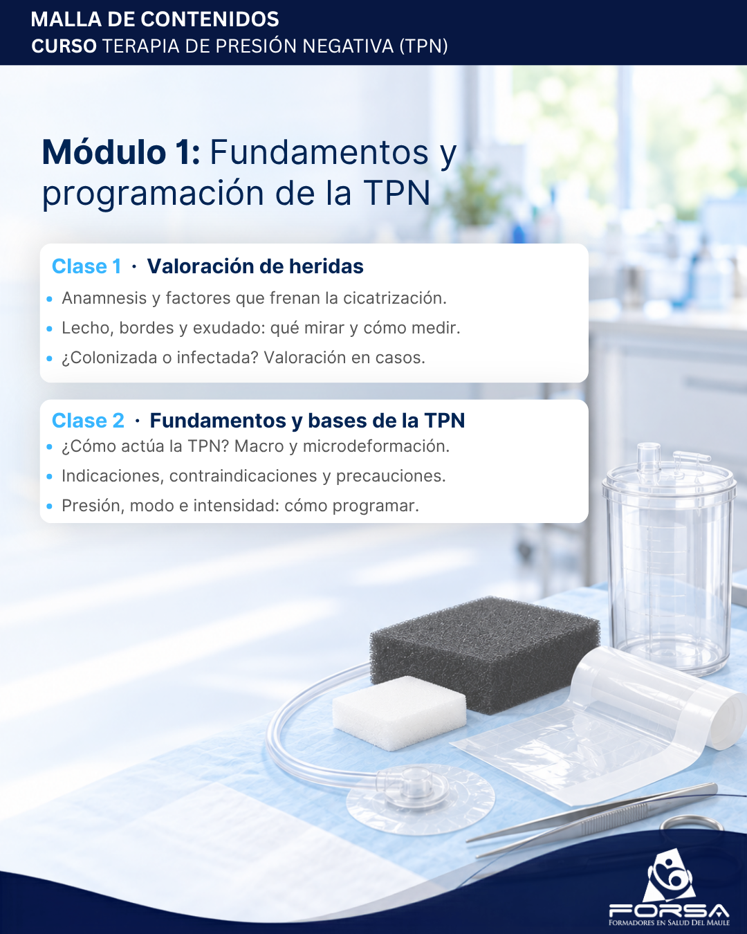 Terapia de presión negativa (TPN) + Fundamentos del Manejo Avanzado de Heridas - Imagen 2