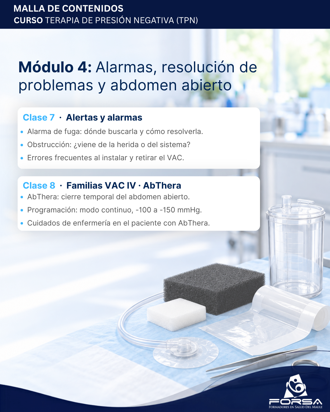 Terapia de presión negativa (TPN) + Fundamentos del Manejo Avanzado de Heridas - Imagen 5