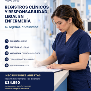 Registros clínicos y responsabilidad legal en enfermería